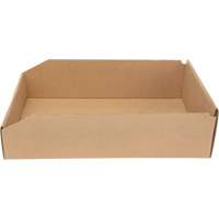 Boîtes profondes en carton ondul&eacute;, 11-3/4" la x 17-1/4" p x 4-1/2" h, Beige Groupe Generik