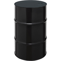 Steel Drums, 55 US gal (45 imp. gal.), Unlined, Black, Closed Top, 1A1/X1.8/300, 20 Gauge Groupe Generik