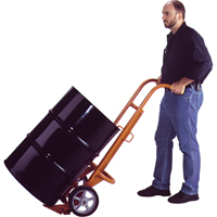 Chariots ergonomiques pour baril, Fabriqu&eacute; en Acier, 55 - 85 gal. US (45 - 70 gal. imp.) Groupe Generik