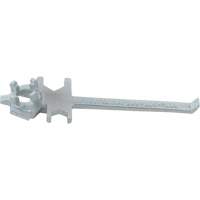 Cl&eacute; pour bouchon-&eacute;crou sp&eacute;cialis&eacute;e &agrave; un seul c&ocirc;t&eacute;, Ouverture de 1-1/2", Poign&eacute;e 7-1/2", Acier moul&eacute; au zinc Groupe Generik