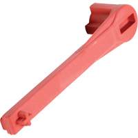 Cl&eacute; pour bouchon-&eacute;crou sp&eacute;cialis&eacute;e &agrave; un seul c&ocirc;t&eacute;, Ouverture de 1-1/4", Poign&eacute;e 8", Nylon anti&eacute;tincelles Groupe Generik