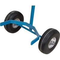 Cylinder Cart, Flat-Free Wheels, 15-1/2" W x 14-1/4" L Base, 600 lbs. Groupe Generik
