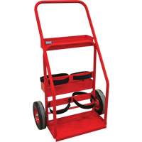 Hot Works Fire Prevention Cart, Semi-Pneumatic Wheels, 17.75" W x 8.9" L Base, 100 lbs. Groupe Generik