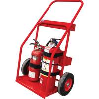 Hot Works Fire Prevention Cart, Semi-Pneumatic Wheels, 17.75" W x 8.9" L Base, 100 lbs. Groupe Generik