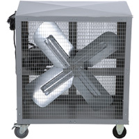 Direct Drive Heavy-Duty Mobile Filtered Fan, 2 Speeds Groupe Generik