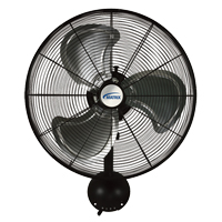 High-Velocity Oscillating Wall Fan, Industrial, 3 Speed, 20" Diameter Groupe Generik