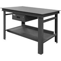 Extra Heavy-Duty Workbench, 60" W x 36" D x 34" H, 14000 lbs. Capacity Groupe Generik