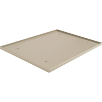 Fond de casier, Convient aux casiers 12" x 18", Beige, Plastique Groupe Generik