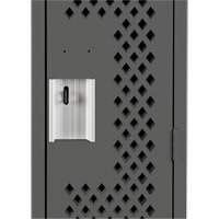 Casiers Clean Line, Bloc de 2, 24" x 12" x 72", Acier, Charbon, Rivet (assembl&eacute;), Perfor&eacute; Groupe Generik
