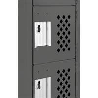 Petit casier perfor&eacute; Clean-Line, 6 niveaux, 15" x 72" x 12", Acier Groupe Generik