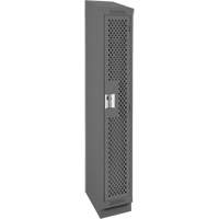 Casiers Clean Line, 12" x 15" x 82", Acier, Charbon, Rivet (assembl&eacute;), Perfor&eacute; Groupe Generik