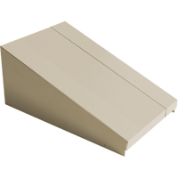 All-Welded Concorde - Heavy-Duty Lockers Sloping Top, 1 Bank, 18" D x 12" W x 6" H, Beige, Steel Groupe Generik