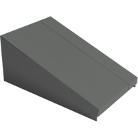 Dessus inclin&eacute; pour casiers robustes enti&egrave;rement soud&eacute; Concorde, Bloc de 1, 18" p x 12" la x 6" ha, Acier Groupe Generik
