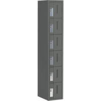 Casiers robustes Concorde, 6 niveaux, 12" x 18" x 72", Acier, Charbon, Soud&eacute; (assembl&eacute;) Groupe Generik