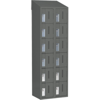 Casiers robustes Concorde, 6 niveaux, Bloc de 2, 24" x 18" x 78", Acier, Charbon, Soud&eacute; (assembl&eacute;) Groupe Generik