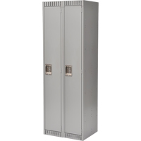 Casiers, Bloc de 2, 24" x 18" x 72", Acier, Gris, D&eacute;mont&eacute; Groupe Generik