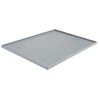 Fond de casier, Convient aux casiers 12" x 18", Gris fonc&eacute;, Plastique Groupe Generik