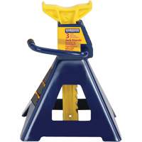 Jack Stand, Locking Handle/Ratchet, 3 tons Capacity, 19" H Groupe Generik