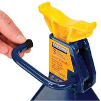 Jack Stand, Locking Handle/Ratchet, 3 tons Capacity, 19" H Groupe Generik