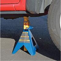 Jack Stand, Locking Handle/Ratchet, 6 tons Capacity, 25-1/4" H Groupe Generik