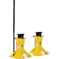 EZ-Wheel Jack Stand, Locking Pin, 22 Tons Capacity, 13-1/2" - 20" H Groupe Generik