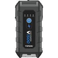 D&eacute;marreur d'appoint, survolteur, banque d'alimentation et lampe de poche V1500 Groupe Generik