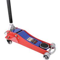 Lightweight Floor Jack, 3 Ton(s) Capacity, 3" Lowered, 19-3/4" Raised, Manual Hydraulic Groupe Generik