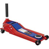 High/Low Floor Jack, 3 Ton(s) Capacity, 3-1/8" Lowered, 24-3/8" Raised, Manual Hydraulic Groupe Generik