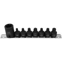 Jeu de douilles/embouts de boulon de caisse de camionnettes, 8 Morceaux, Prise de 1/2"/3/8" Groupe Generik