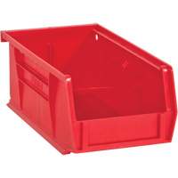 Hook-On Bins, 4" W x 3" H x 7" D, Red, 10 lbs. Capacity Groupe Generik