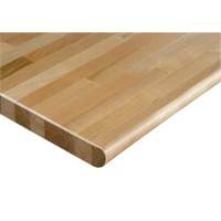 Dessus d'&eacute;tabli en bois dur, 72" la x 30" p, Bordure Arrondi, &eacute;paisseur 1-1/4" Groupe Generik