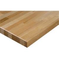 Dessus d'&eacute;tabli en bois dur, 72" la x 30" p, Bordure Carr&eacute;e, &eacute;paisseur 1-1/4" Groupe Generik