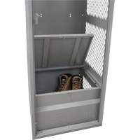 Casier pour &eacute;quipement, Acier, 24" la x 24" p x 72" h, Gris Groupe Generik