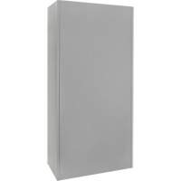 Armoire garde-robe, Acier, 36" la x 18" p x 72" h, Gris Groupe Generik