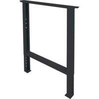 Pattes d'&eacute;tabli pour service industriel, Acier, 30" p x 34" h, Simple Groupe Generik