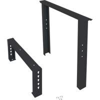 Pattes d'&eacute;tabli pour service industriel, Acier, 30" p x 34" h, Simple Groupe Generik