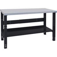 &eacute;tabli industriel, 60" la x 24" p x 34" h, Capacit&eacute; 1000 lb Groupe Generik