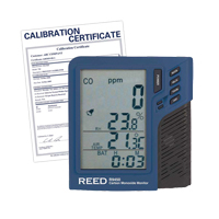 Carbon Monoxide Monitor with Temperature & Humidity (includes ISO Certificate) Groupe Generik