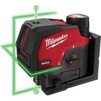 Ensemble de laser vert &agrave; lignes crois&eacute;es et points d'aplomb M12 Groupe Generik