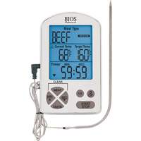 Premium Meat Thermometer & Timer, Contact, Digital, -4-122°F (-20-50°C) Groupe Generik