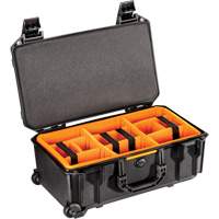 Vault Rolling Case with Padded Dividers, Hard Case Groupe Generik