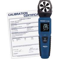 Bluetooth Smart Series Vane Anemometer with ISO Certificate, Data Logging, 0.6 - 25 m/sec/118 - 4921 ft./min/2.1 - 90 Km/hr/1.3 - 55.9 Mph Air Velocity Range Groupe Generik