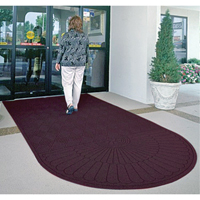 Waterhog&reg; Eco Matting, Wiper/Scraper, 3' x 6' x 3/8", Maroon Groupe Generik
