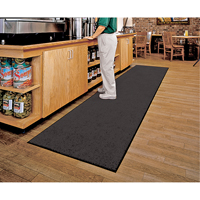 ColorStar Matting, Wiper, 3' x 5' x 3/8", Charcoal Groupe Generik