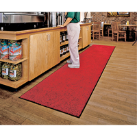 ColorStar Matting, Wiper, 3' x 5' x 3/8", Red/Black Groupe Generik