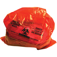 Sacs pour d&eacute;chets bio-m&eacute;dicaux Sure-Guard, Biorisque, 50" lo x 37" la, 2 mil Groupe Generik