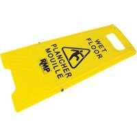 Safety Wet Floor Sign, Bilingual with Pictogram Groupe Generik
