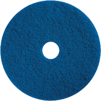 Floor Maintenance Pads, 15", Cleaning/Scrubbing, Blue Groupe Generik