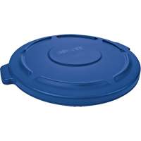 Couvercle rond pour poubelle Brute, Couvercle plat, Plastique, Convient aux contenants 22-1/4" dia. Groupe Generik