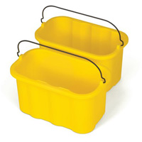 Seau porte-accessoires Executive Series, Capacit&eacute; de 2.5 gal. US (10 pintes), Jaune Groupe Generik